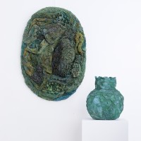 <a href="https://www.galeriegosserez.com/artistes/l-c-lab.html"> L&C Lab</a> - Biomater - Vase Green